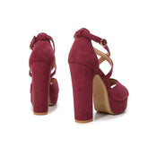 Sandalen mit Blockabsatz